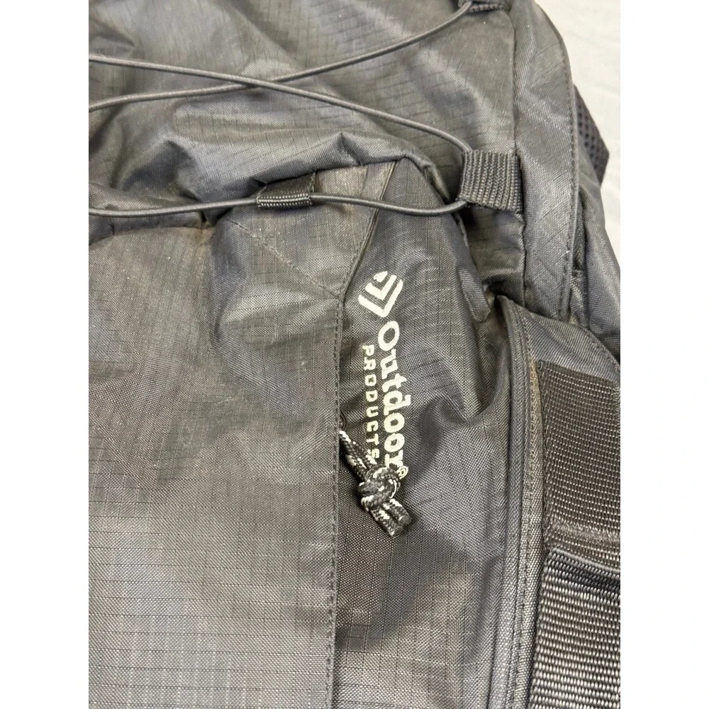 Outdoor Products Skyline 9.0 Hiking Backpack Black Ripstop Technical Daypack